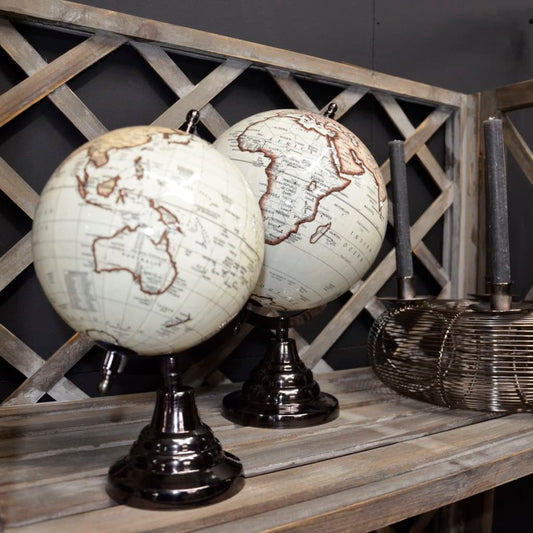 Lesli Living Decorative Globe 15x28 cm Aluminium