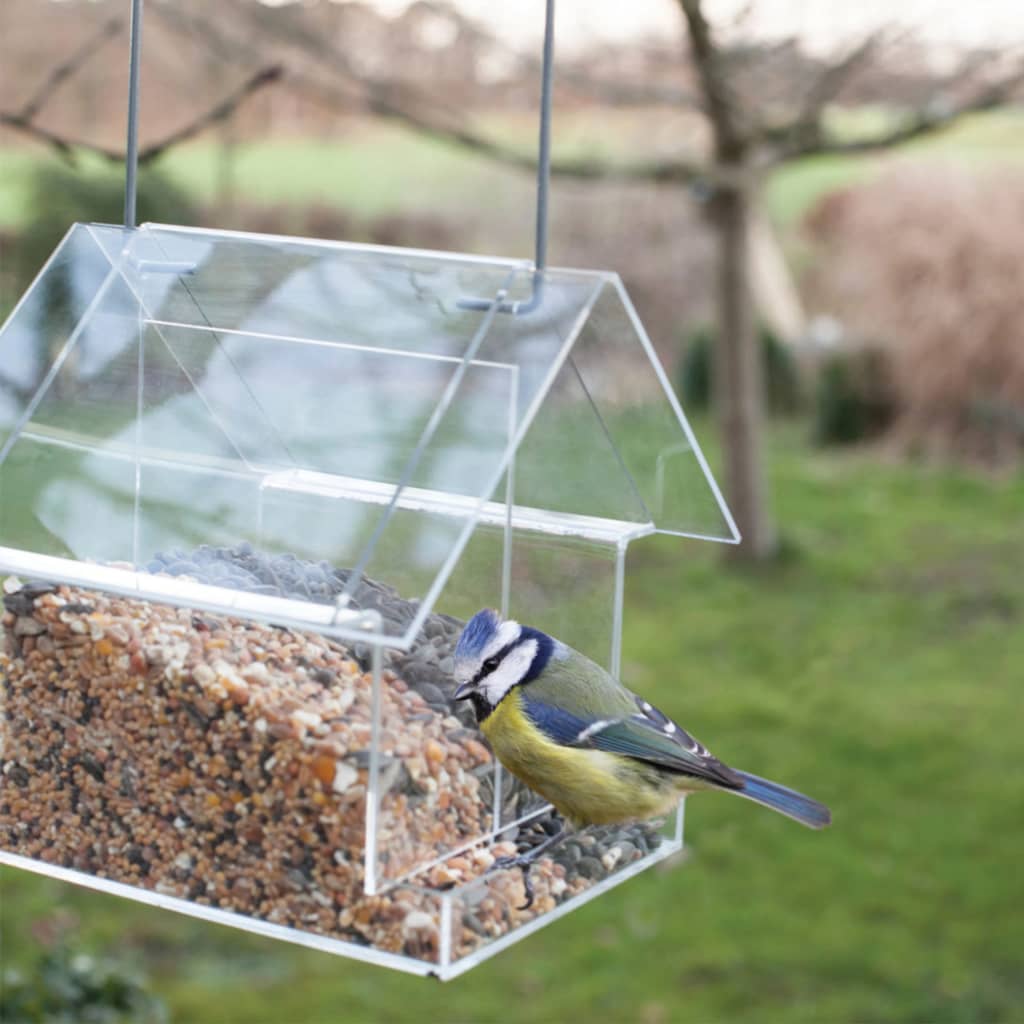 Esschert Design Hanging Combi Feeder House Acrylic