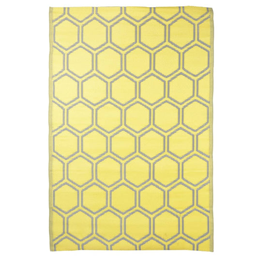 Esschert Design Outdoor Rug 182x122 cm Honeycomb