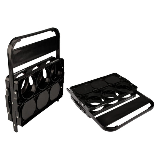 Avento Foldable Bottle Rack for 6 Bottles