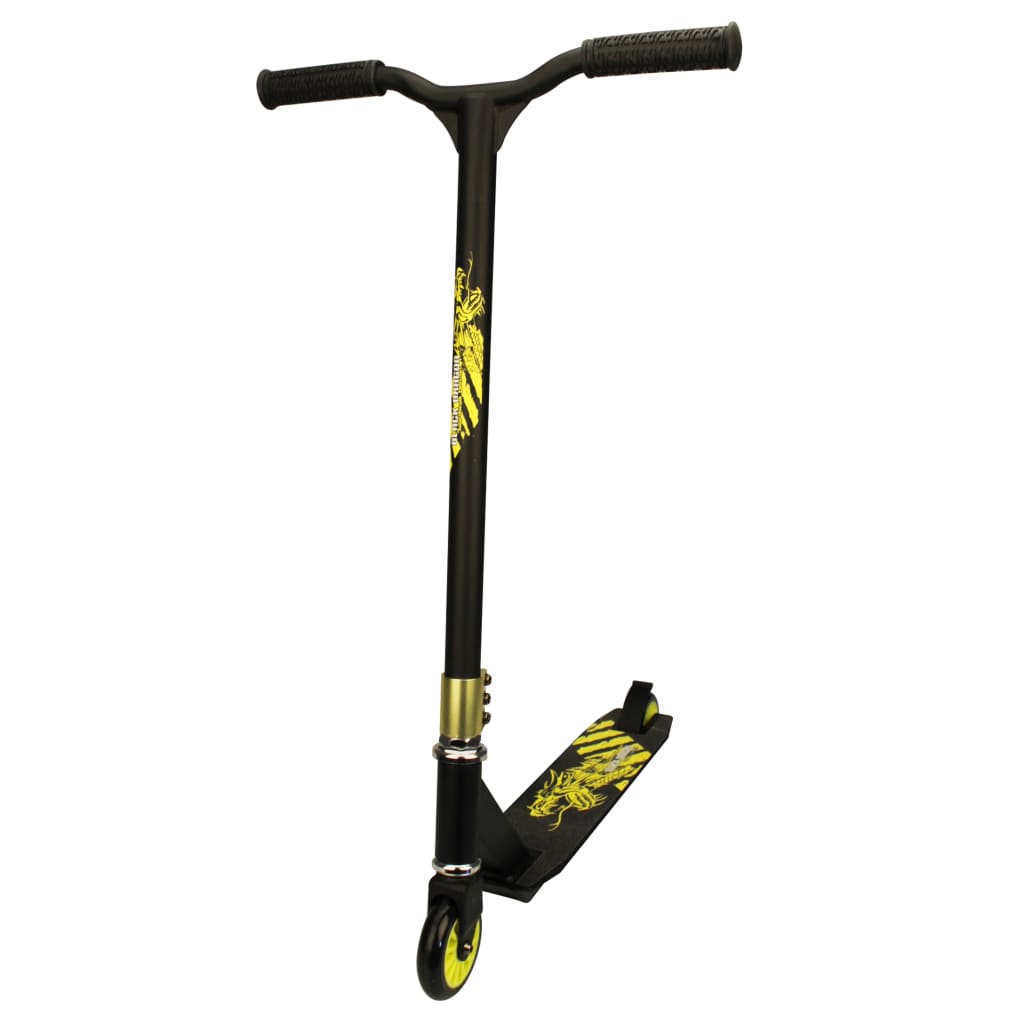 Black Dragon Stunt Scooter Road Rage Black and Lime Green