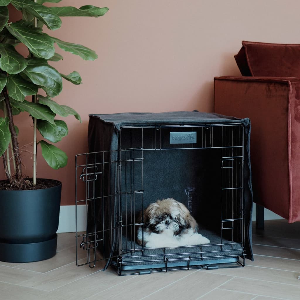 DISTRICT70 Dog Crate Divider SHERPA Dark Grey S