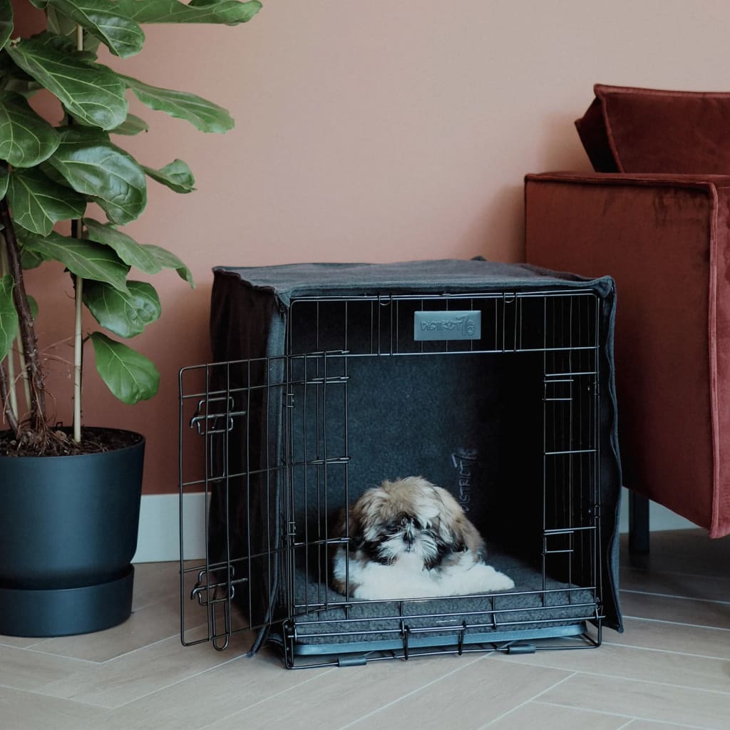DISTRICT70 Dog Crate Divider SHERPA Dark Grey L