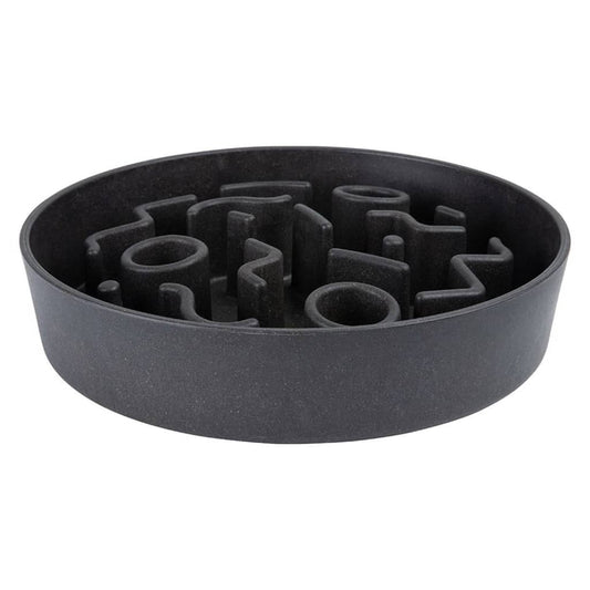 DISTRICT70 Slow Feeder for Dogs Bamboo 28 cm Dark Grey