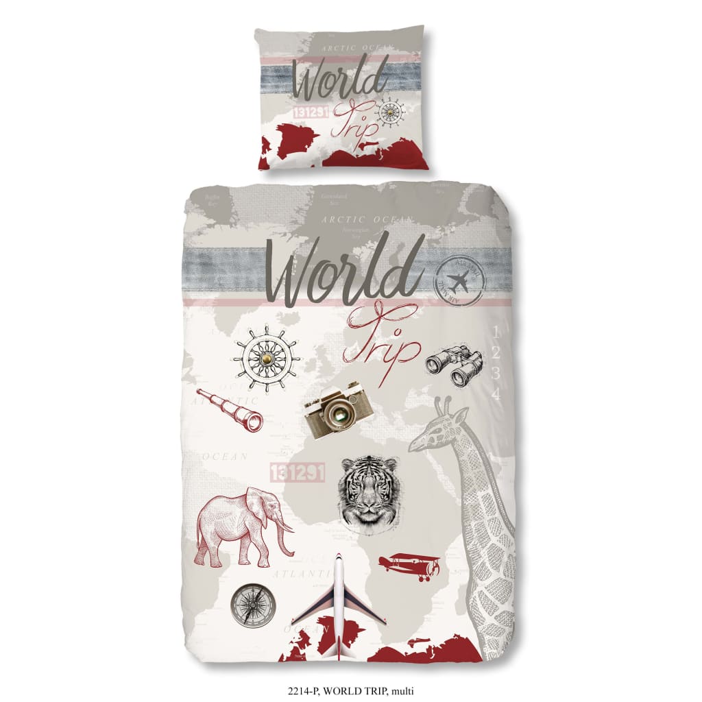 Good Morning Kids Duvet Cover "World Trip" 140x200/220 cm
