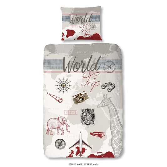 Good Morning Kids Duvet Cover "World Trip" 140x200/220 cm