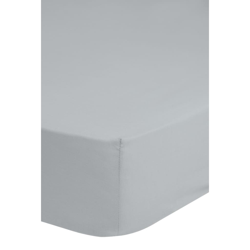 Good Morning Fitted Sheet 160x200 cm Light Grey