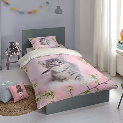 Good Morning Kids Duvet Cover Pussycat 135x200 cm