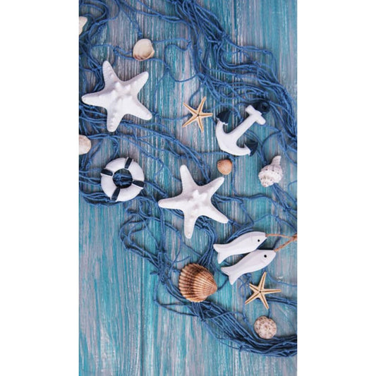 Good Morning Beach Towel KEVIN 100x180cm Blue