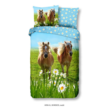 Good Morning Kids Duvet Cover Horses 140x200/220 cm