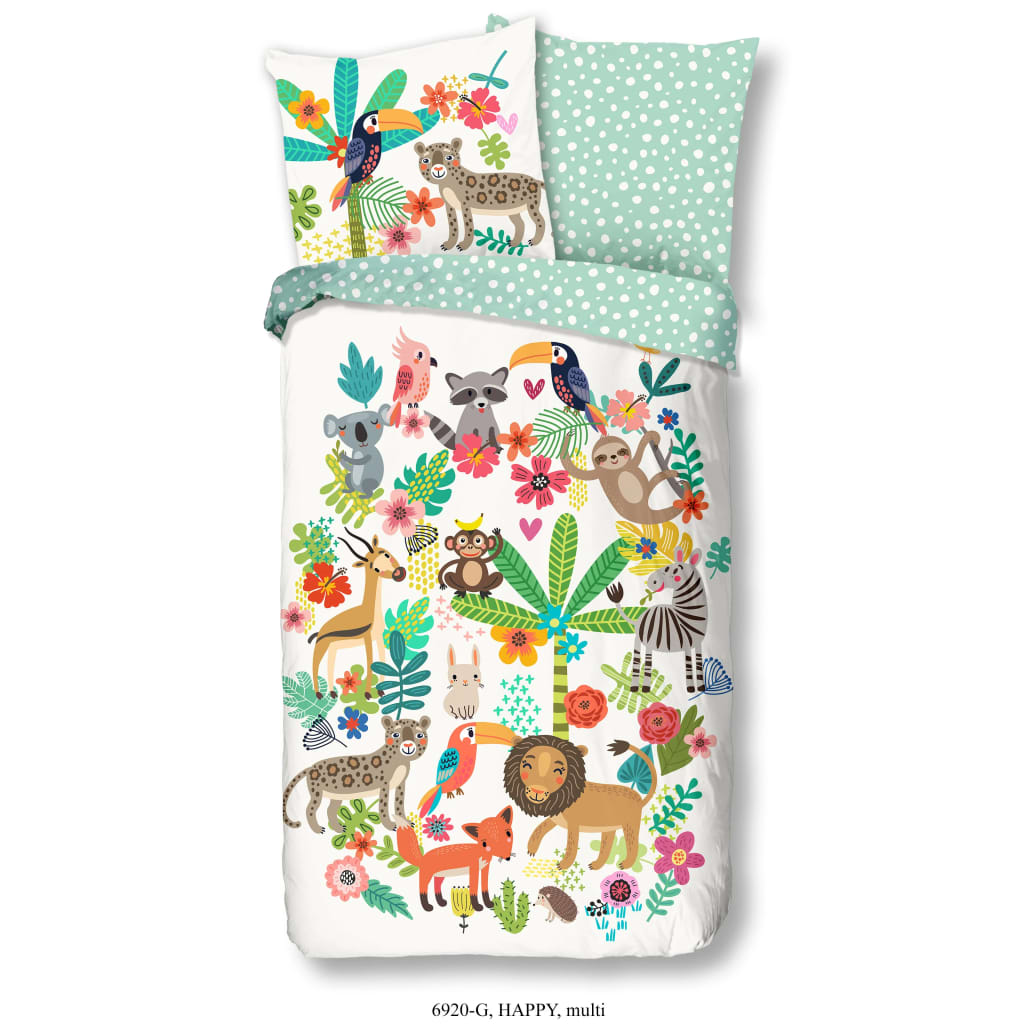Good Morning Kids Duvet Cover Happy 135x200 cm