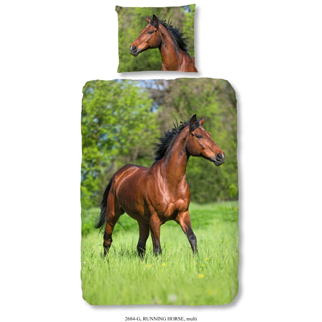 Good Morning Kids Duvet Cover Running Horse 140x200/220cm