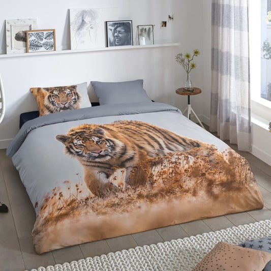 Good Morning Duvet Cover TIGER 140x200/220 cm Multicolour