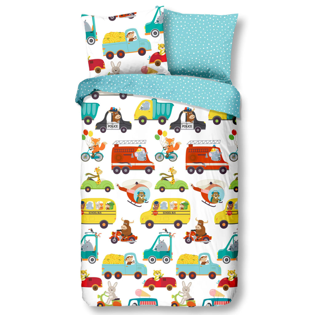 Good Morning Kids Duvet Cover TRAFFIC 140x200/220 cm Multicolour