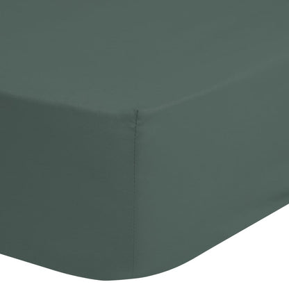 Good Morning Fitted Sheet 180x220 cm Olive
