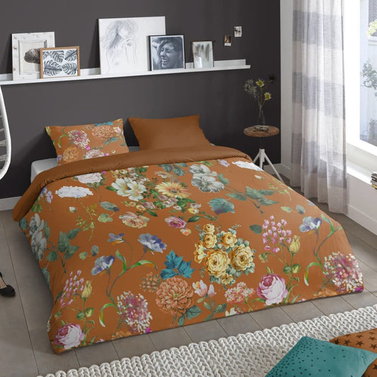 Good Morning Duvet Cover SHINSHOU 200x200/220 cm Terra Brown