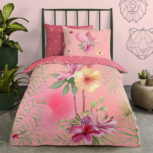 Good Morning Kids Duvet Cover QUEEN 140x200/220 cm Pink