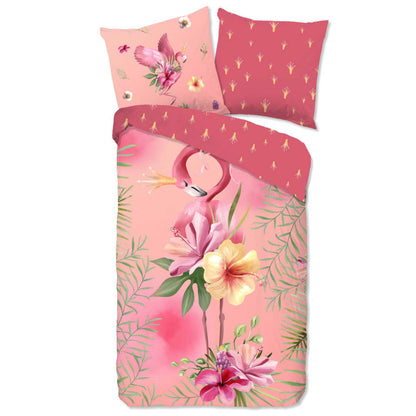 Good Morning Kids Duvet Cover QUEEN 135x200 cm Pink