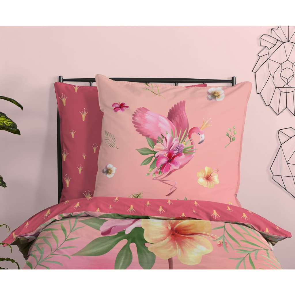 Good Morning Kids Duvet Cover QUEEN 135x200 cm Pink