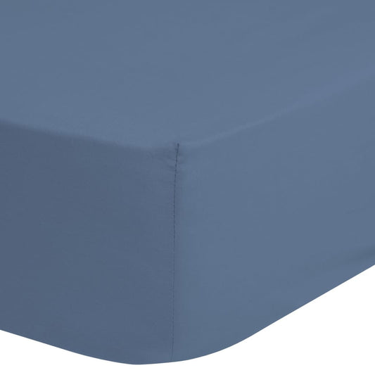 Good Morning Jersey Fitted Sheet 140x200 cm Ice Blue