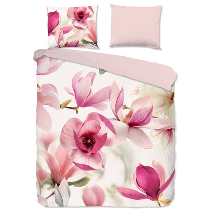 Good Morning Duvet Cover MAGNA 240x200/220 cm Pink and White