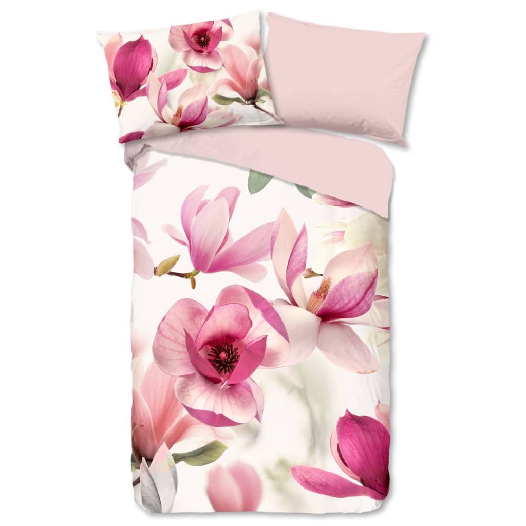 Good Morning Duvet Cover MAGNA 155x220 cm Pink and White