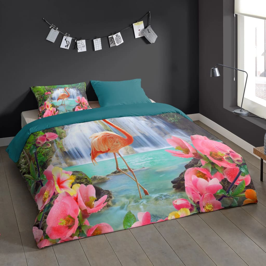 Pure Duvet Cover FLAMINGO 240x200/220 cm
