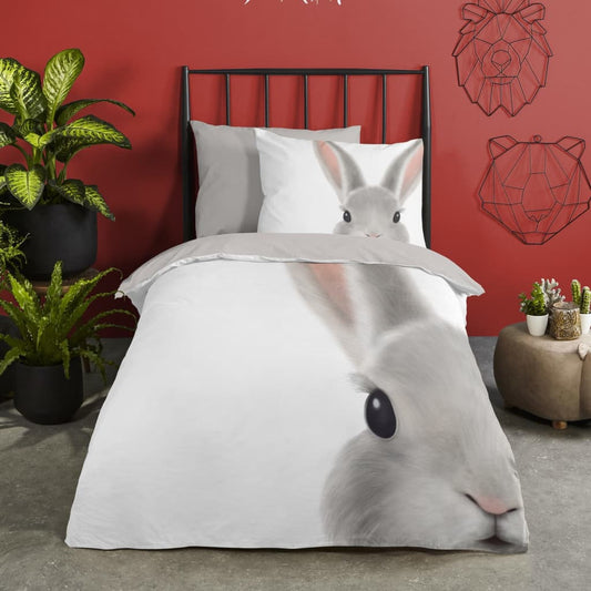 Good Morning Kids Duvet Cover ROGER 140x200/220 cm White