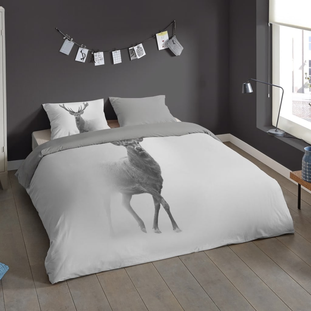 Pure Duvet Cover GREY DEER 140x200/220 cm