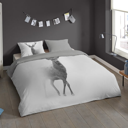 Pure Duvet Cover GREY DEER 200x200/220 cm