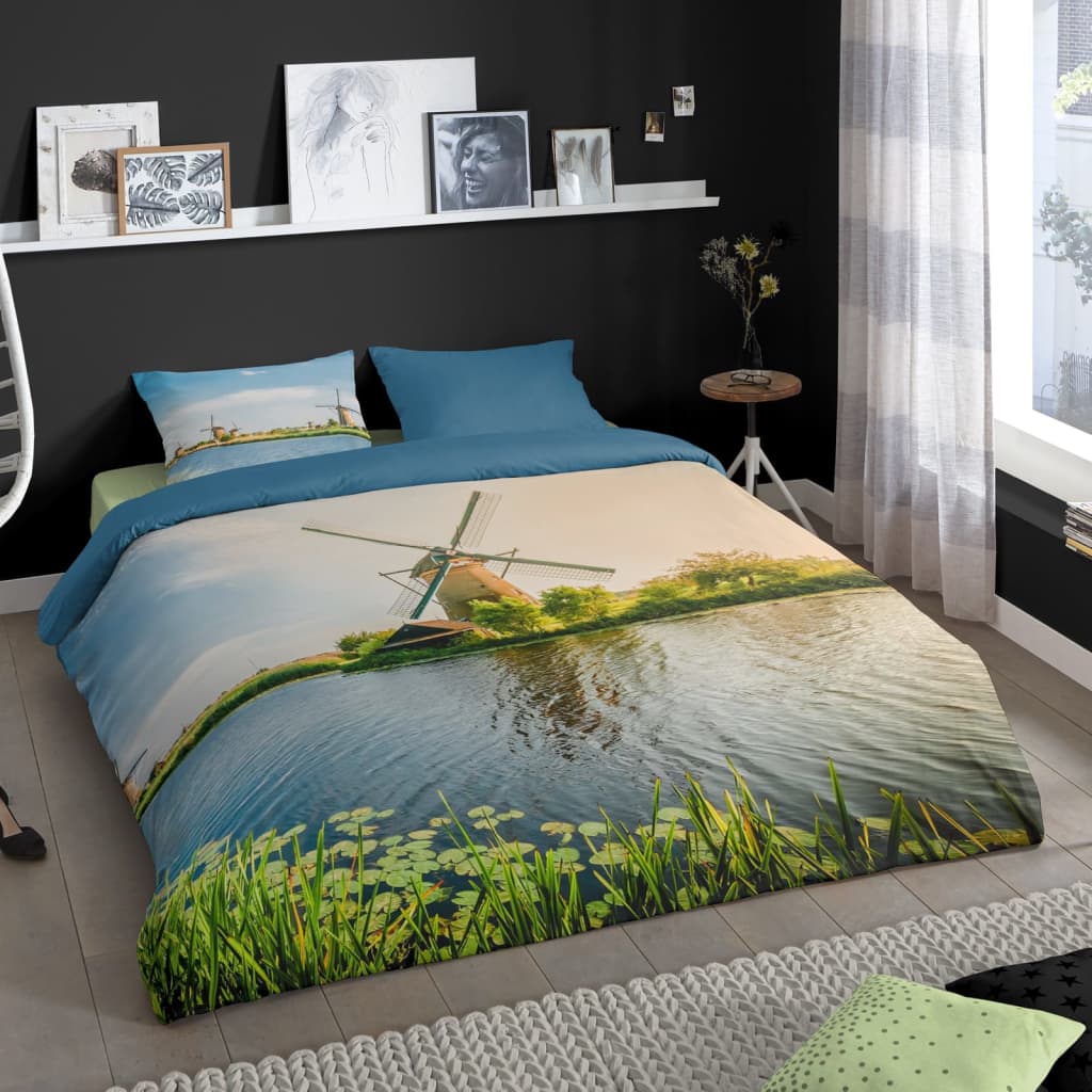 Good Morning Duvet Cover WINDMILL 135x200 cm Multicolour