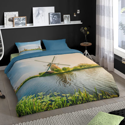 Good Morning Duvet Cover WINDMILL 135x200 cm Multicolour