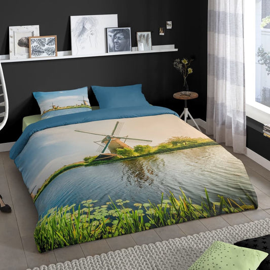 Good Morning Duvet Cover WINDMILL 135x200 cm Multicolour