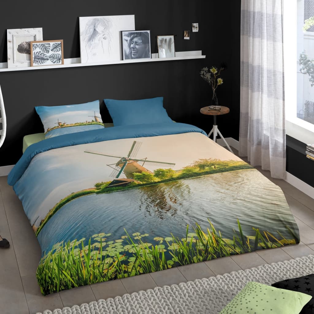 Good Morning Duvet Cover WINDMILL 155x220 cm Multicolour