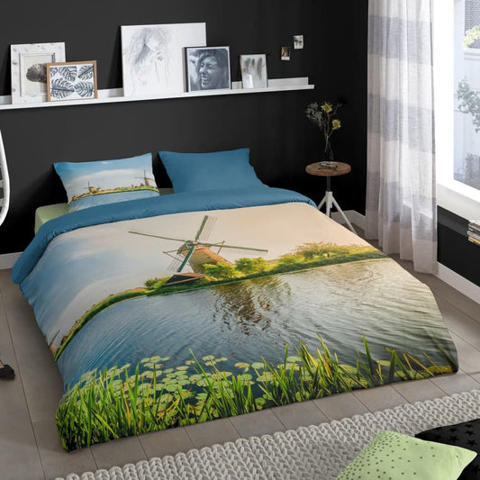 Good Morning Duvet Cover WINDMILL 155x220 cm Multicolour