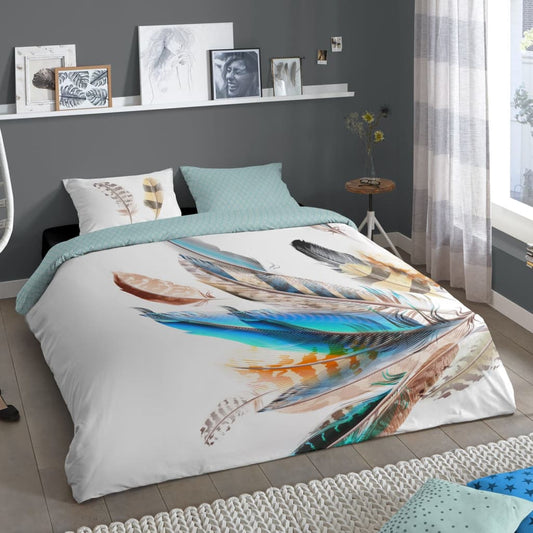 Good Morning Duvet Cover FEATHER 135x200 cm Multicolour