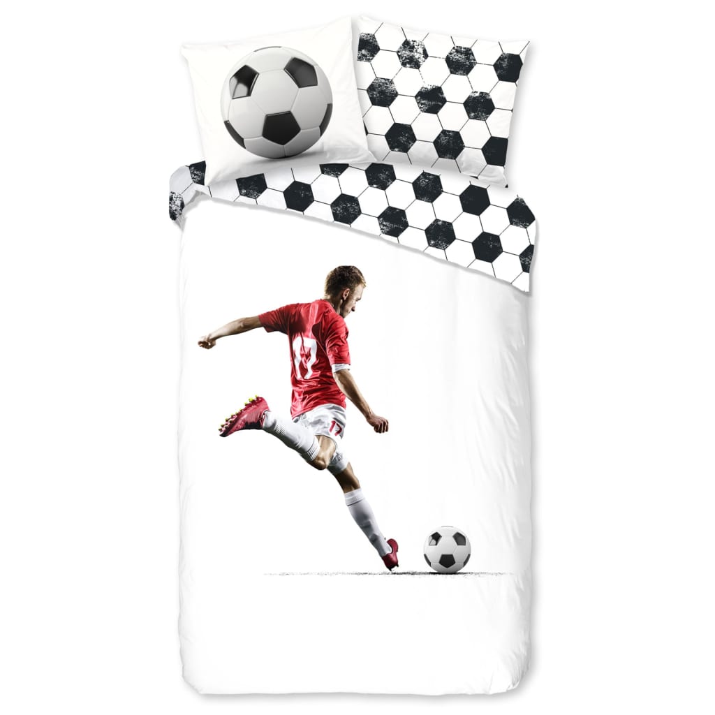 Good Morning Kids Duvet Cover SCORE 140x200/220 cm White