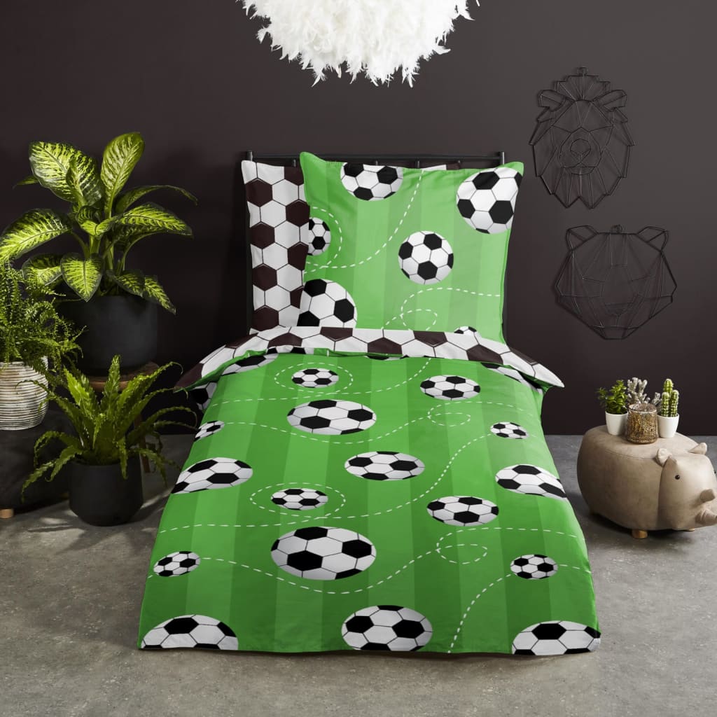 Good Morning Kids Duvet Cover Soccer 135x200 cm