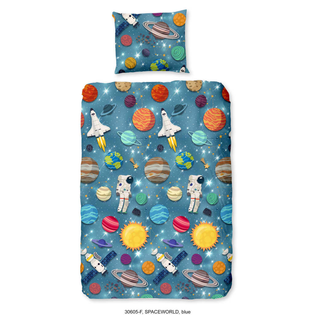 Good Morning Kids Duvet Cover Spaceworld 140x200/220 cm