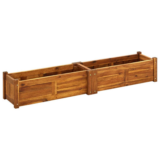 Berkfield Garden Raised Bed Acacia Wood 150x30x25 cm