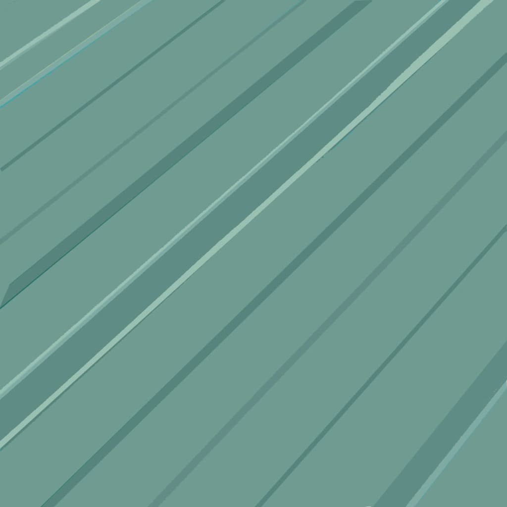 Berkfield Roof Panels 12 pcs Galvanised Steel Green