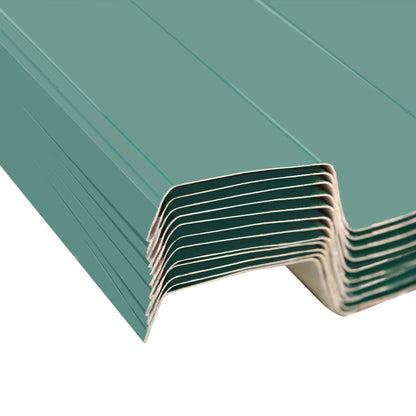 Berkfield Roof Panels 12 pcs Galvanised Steel Green