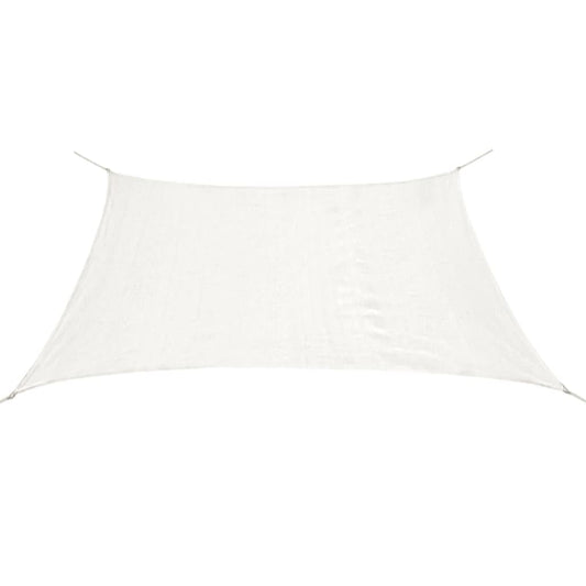 Berkfield Sunshade Sail HDPE Rectangular 2x4 m White