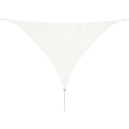 Berkfield Sunshade Sail HDPE Triangular 3.6x3.6x3.6 m White