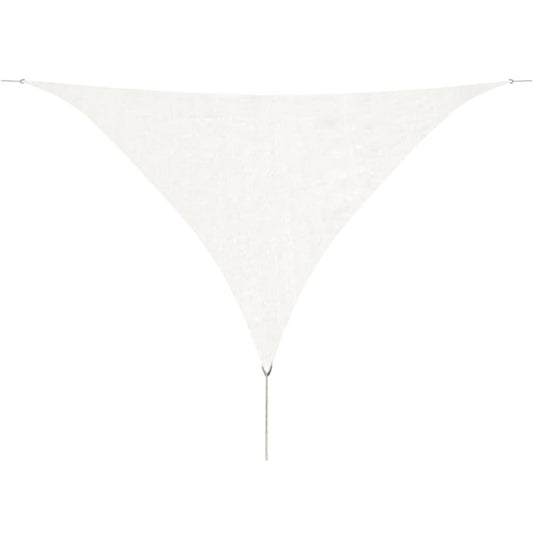 Berkfield Sunshade Sail HDPE Triangular 3.6x3.6x3.6 m White