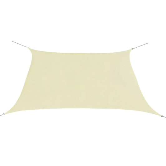 Berkfield Sunshade Sail Oxford Fabric Square 2x2 m Cream