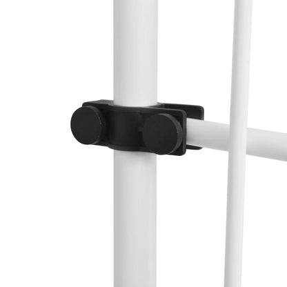 Berkfield Manual Retractable Awning 150 cm Blue and White Stripes