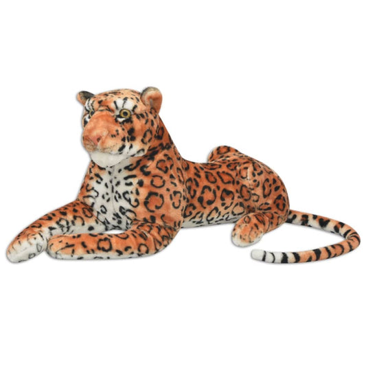 Berkfield Leopard Toy Plush Brown XXL
