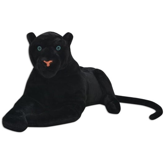Berkfield Panther Toy Plush Black XXL