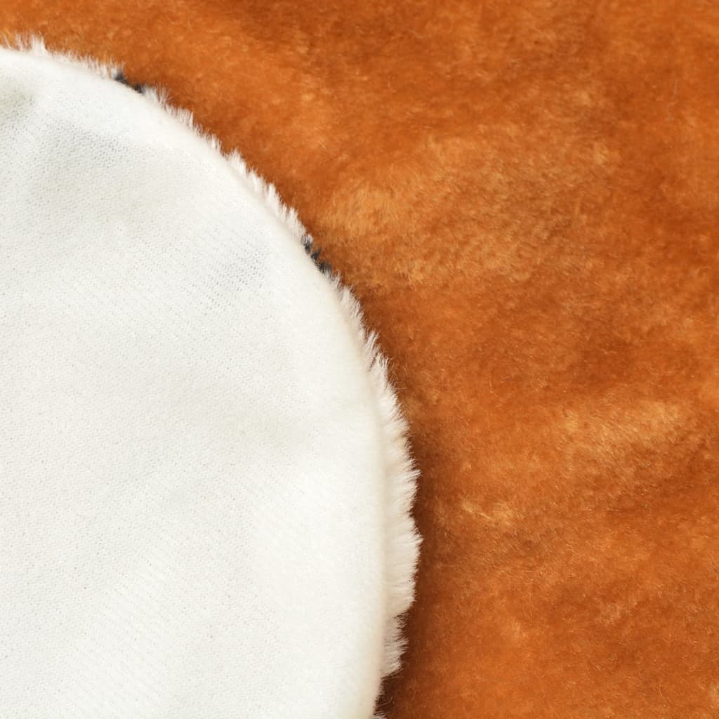 Berkfield Lion Carpet Plush 205 cm Brown